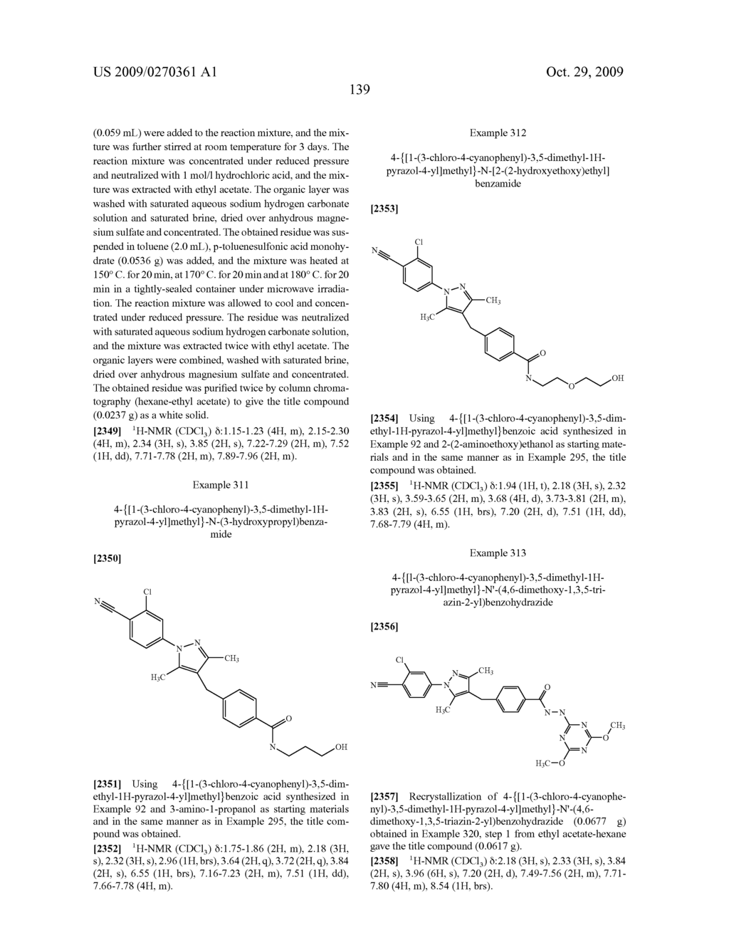 Substituted pyrazole derivatives and use thereof - diagram, schematic, and image 140