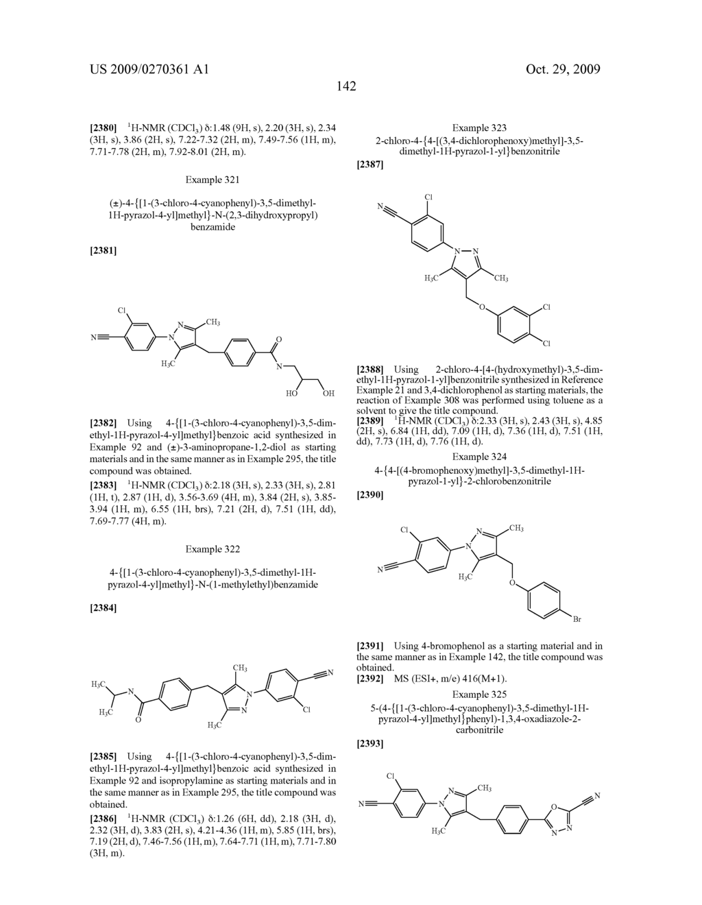 Substituted pyrazole derivatives and use thereof - diagram, schematic, and image 143
