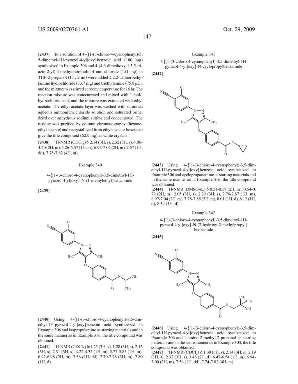 Substituted pyrazole derivatives and use thereof - diagram, schematic, and image 148