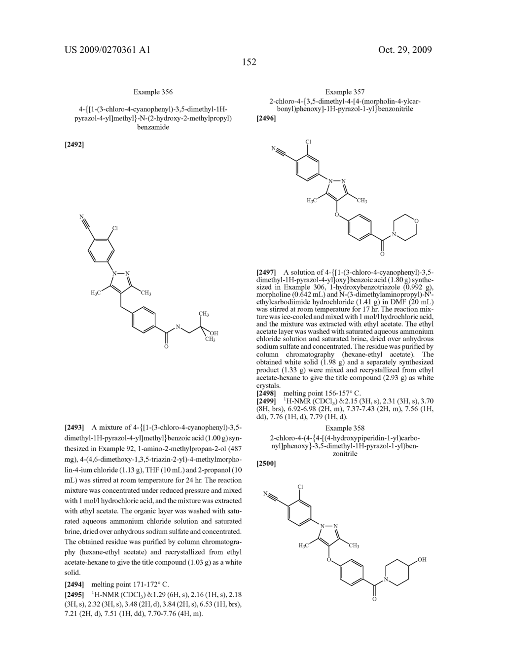 Substituted pyrazole derivatives and use thereof - diagram, schematic, and image 153