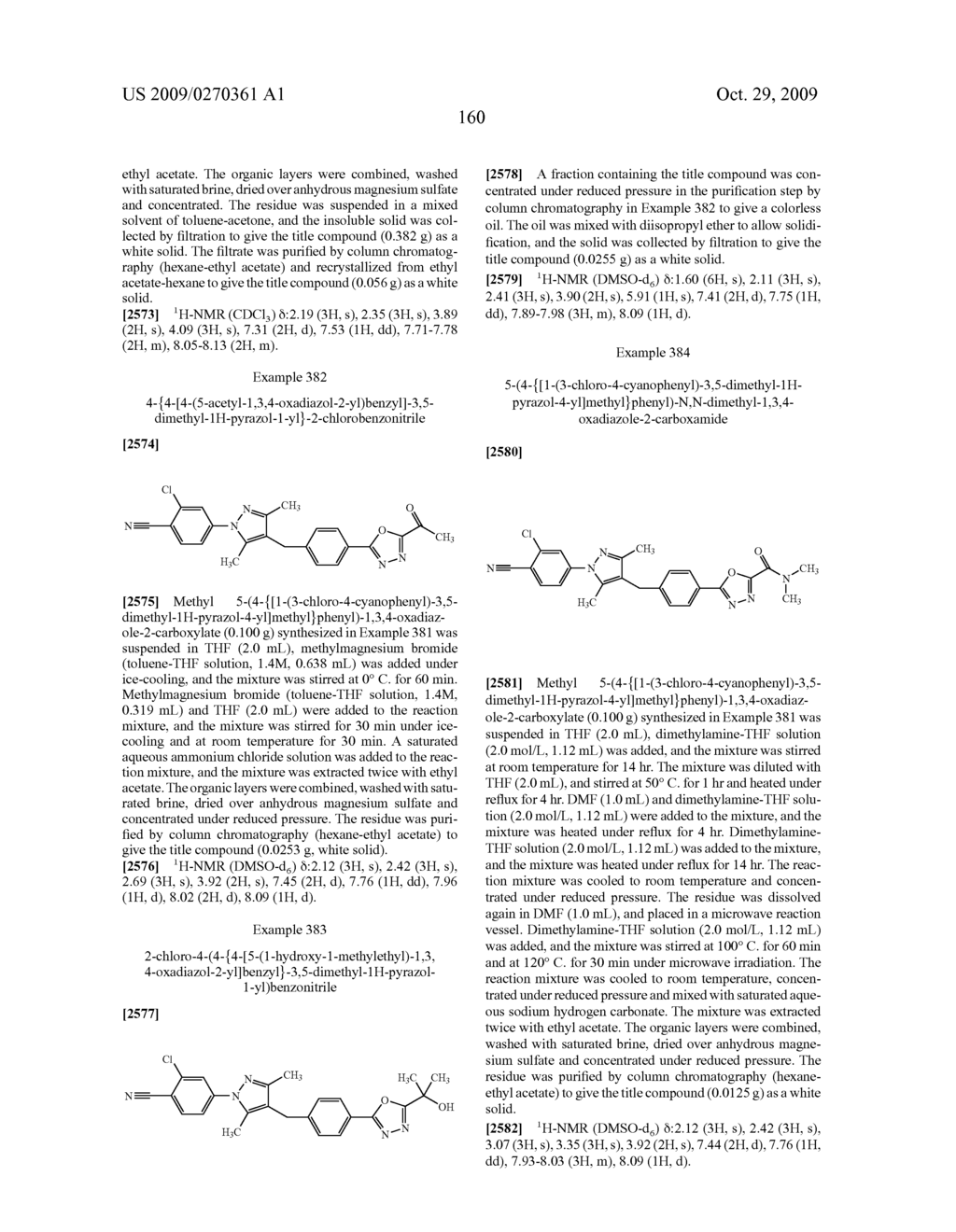 Substituted pyrazole derivatives and use thereof - diagram, schematic, and image 161