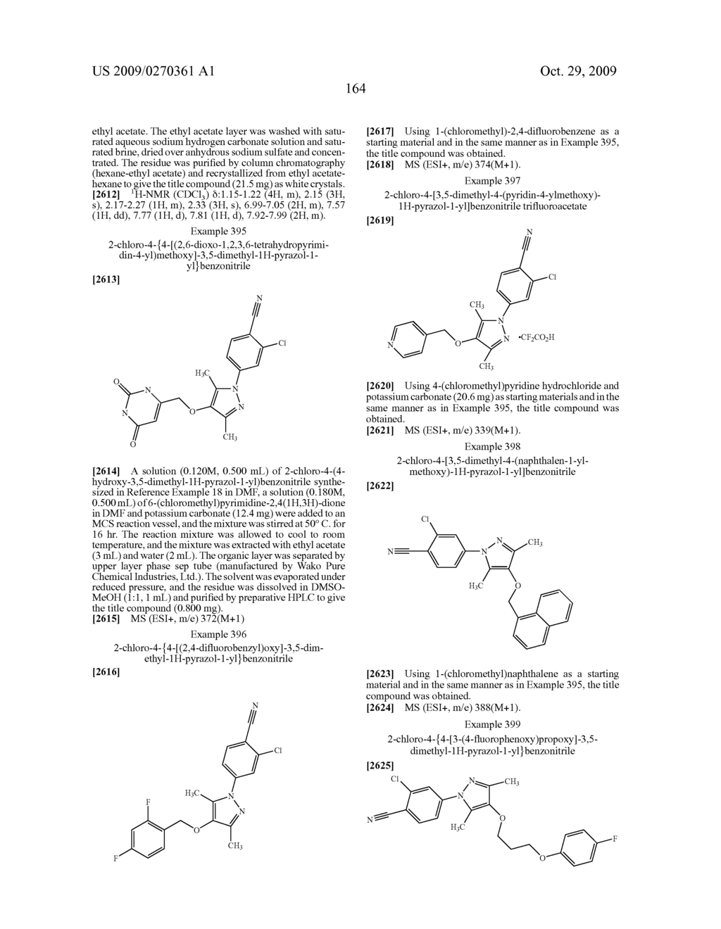 Substituted pyrazole derivatives and use thereof - diagram, schematic, and image 165
