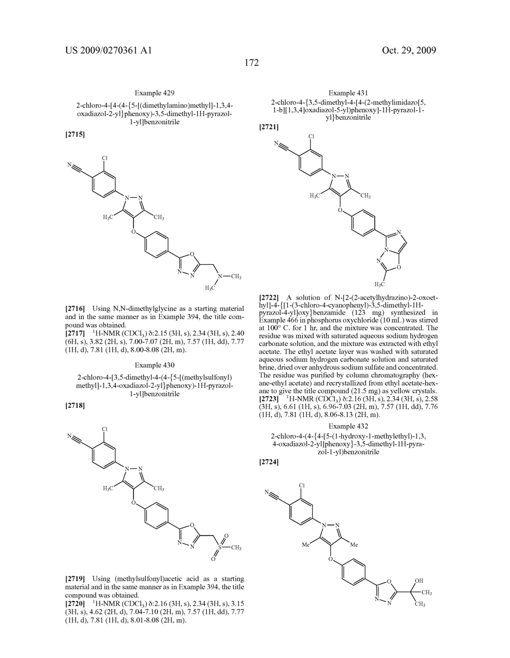 Substituted pyrazole derivatives and use thereof - diagram, schematic, and image 173