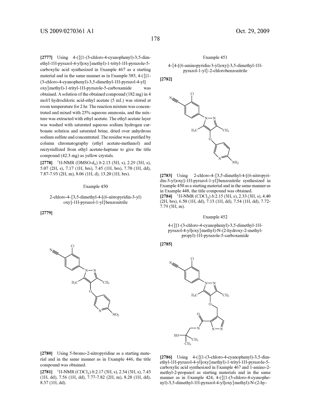 Substituted pyrazole derivatives and use thereof - diagram, schematic, and image 179