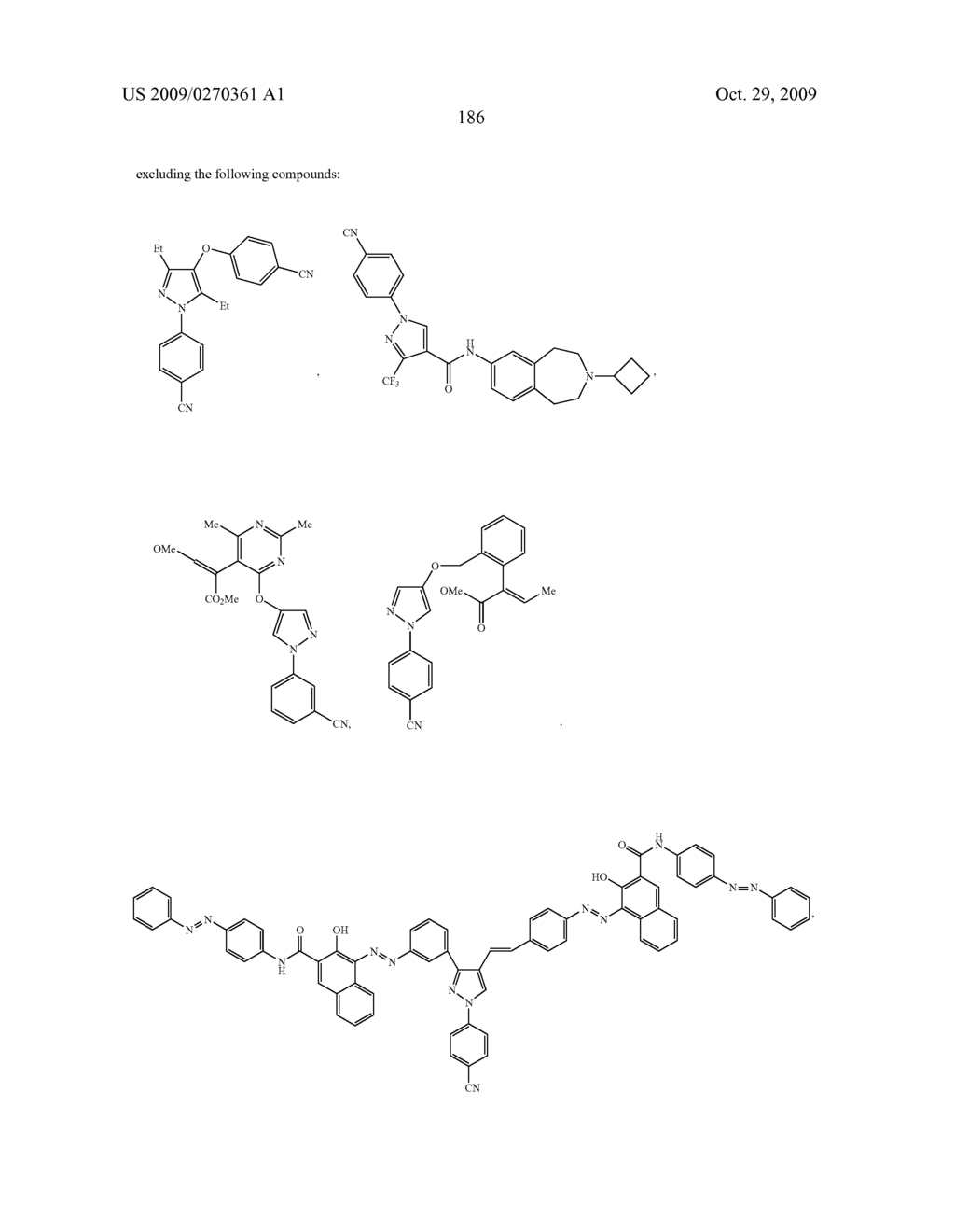 Substituted pyrazole derivatives and use thereof - diagram, schematic, and image 187