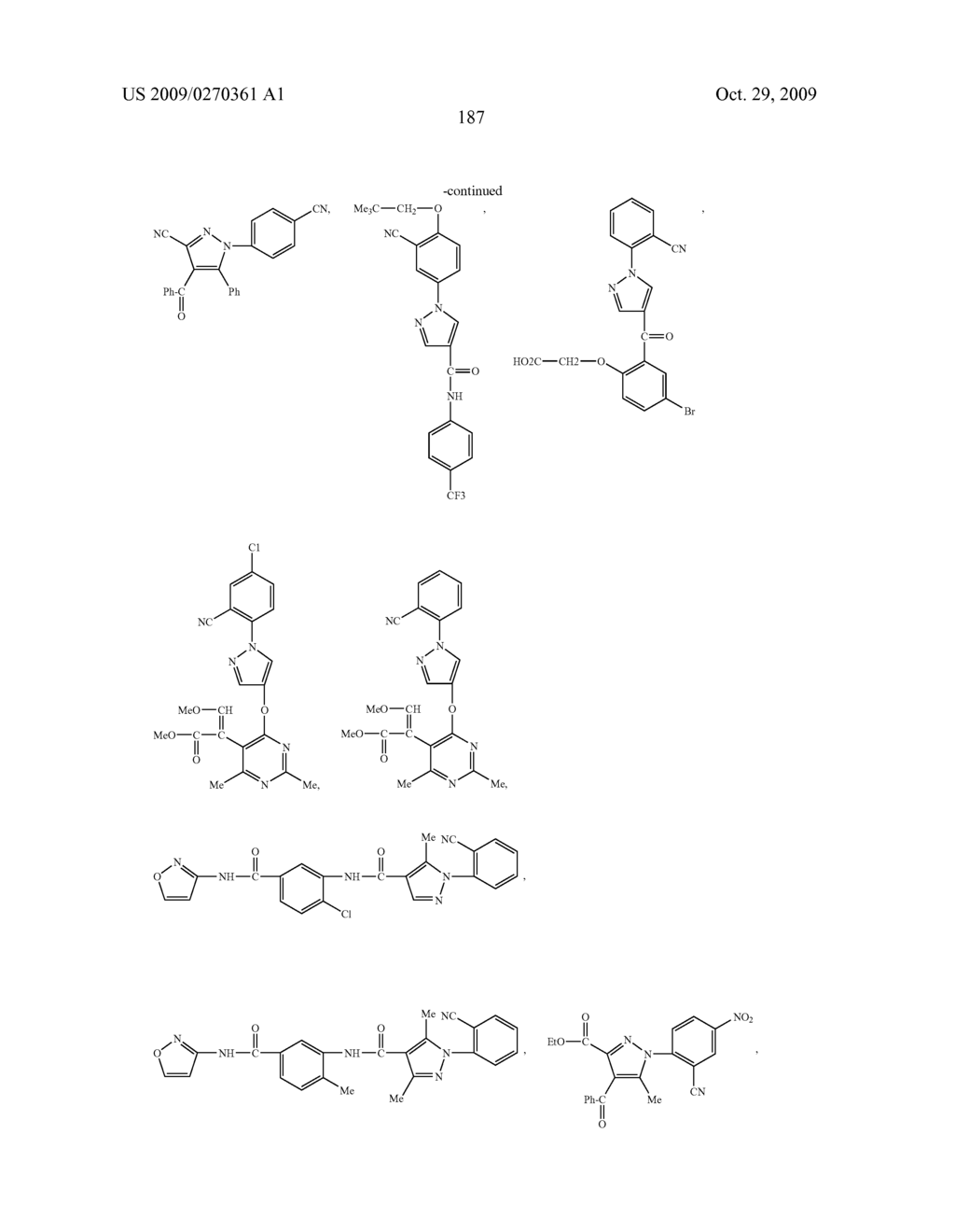 Substituted pyrazole derivatives and use thereof - diagram, schematic, and image 188