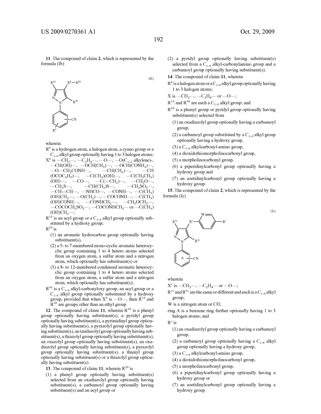 Substituted pyrazole derivatives and use thereof - diagram, schematic, and image 193