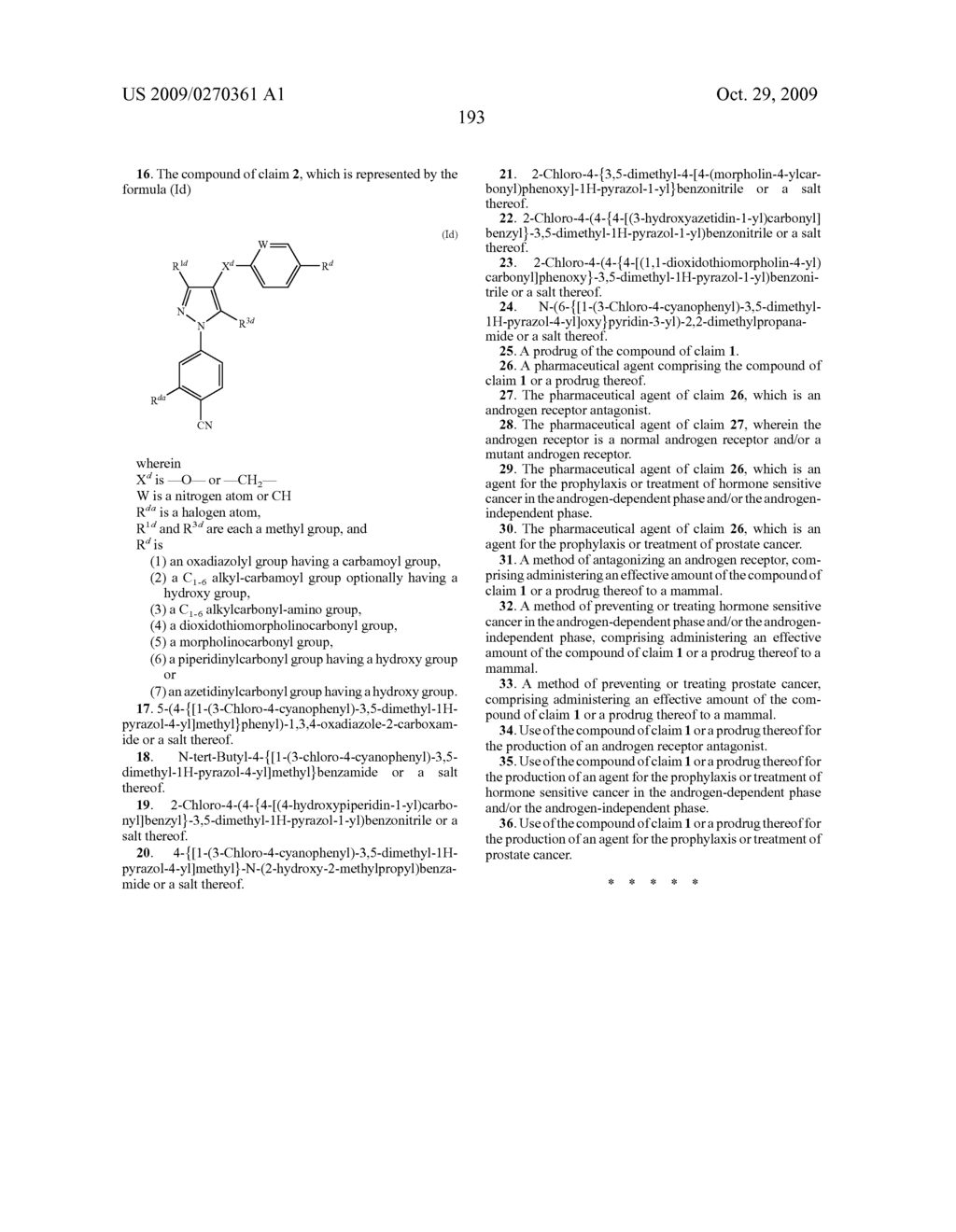 Substituted pyrazole derivatives and use thereof - diagram, schematic, and image 194