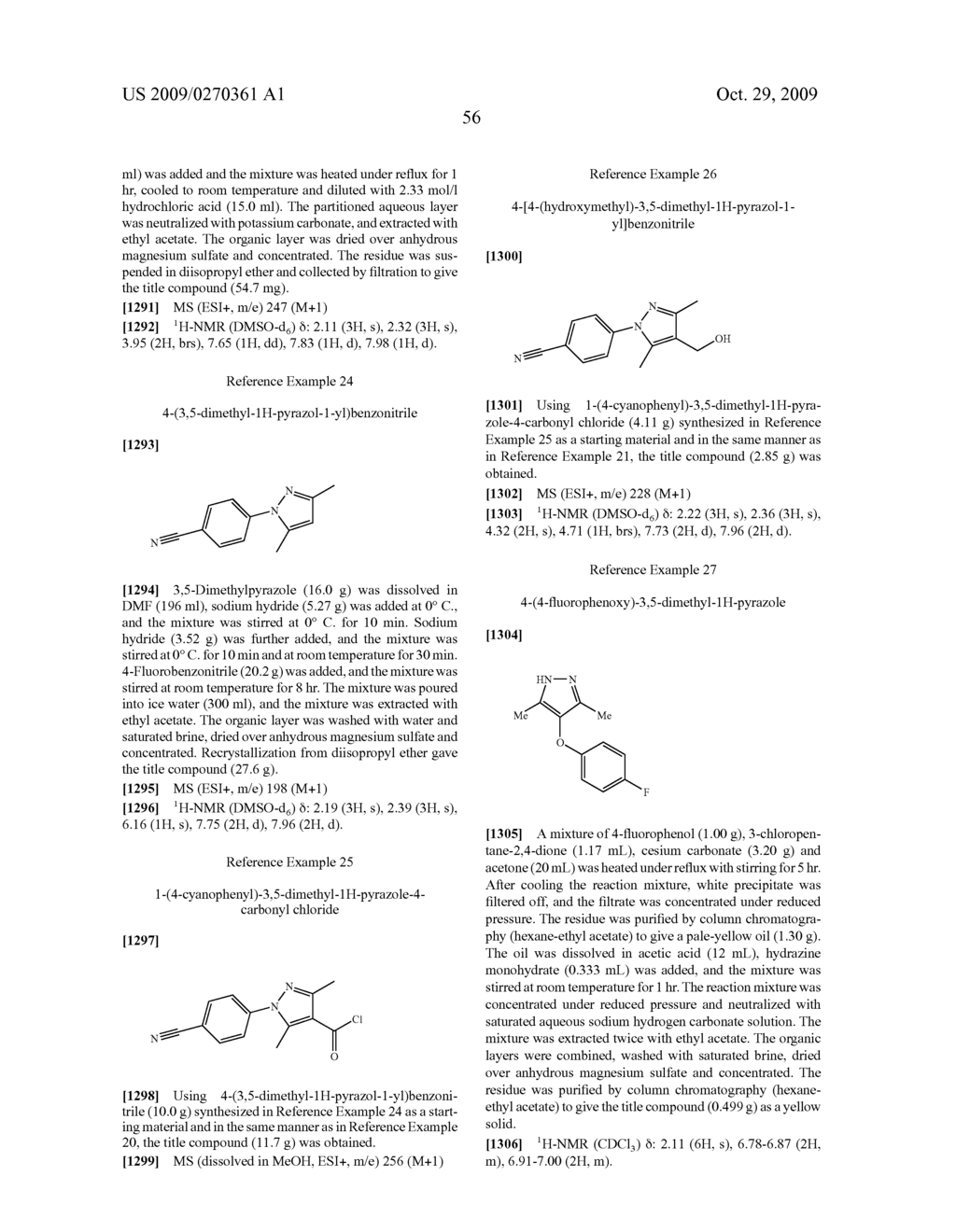 Substituted pyrazole derivatives and use thereof - diagram, schematic, and image 57