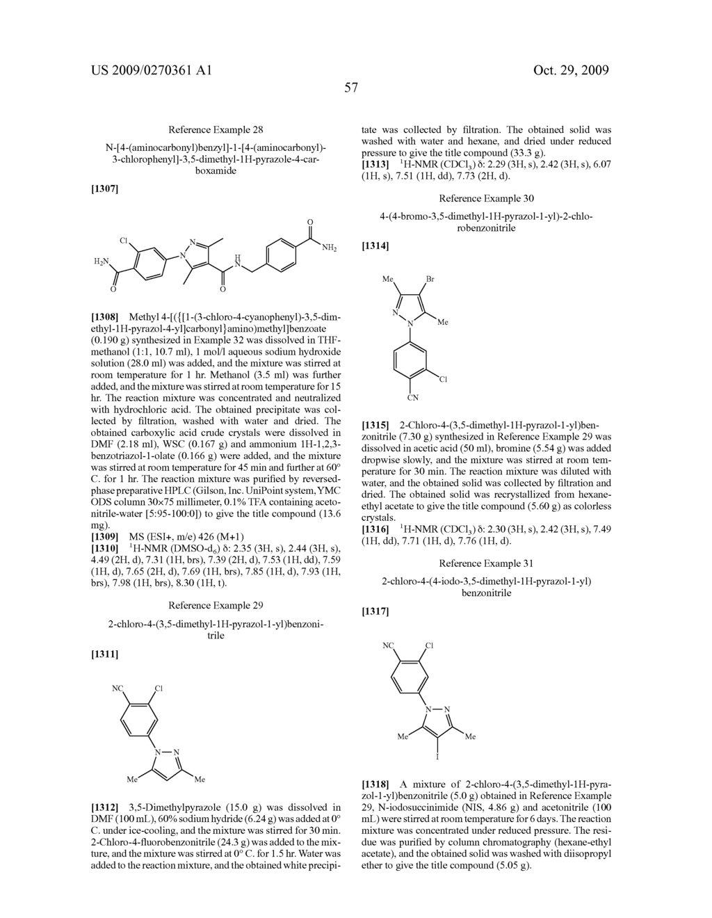 Substituted pyrazole derivatives and use thereof - diagram, schematic, and image 58