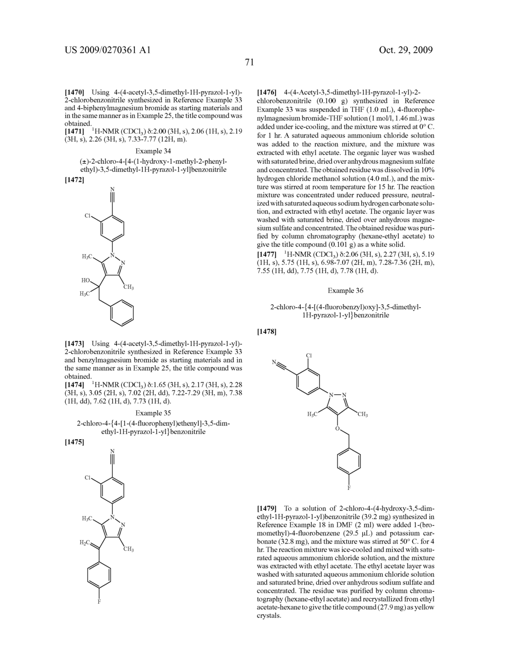 Substituted pyrazole derivatives and use thereof - diagram, schematic, and image 72