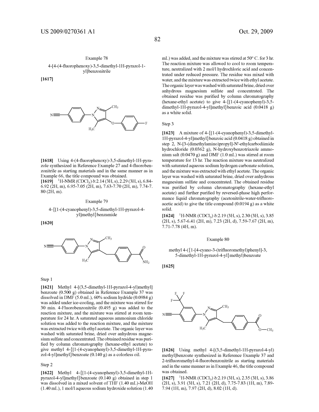 Substituted pyrazole derivatives and use thereof - diagram, schematic, and image 83