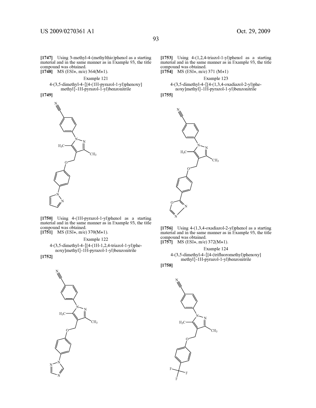 Substituted pyrazole derivatives and use thereof - diagram, schematic, and image 94