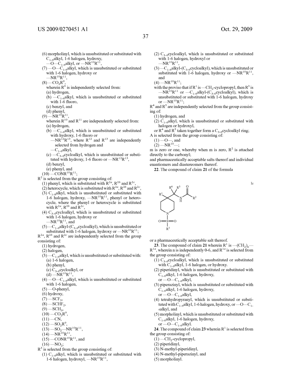 Piperdine Glycine Transporter Inhibitors - diagram, schematic, and image 38