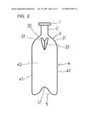 BLOW-MOLDED PLASTIC INFUSION CONTAINER diagram and image