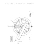 WHEEL ALIGNMENT DEVICE ADAPTED TO COMPENSATE FOR RUNOUT ERROR diagram and image