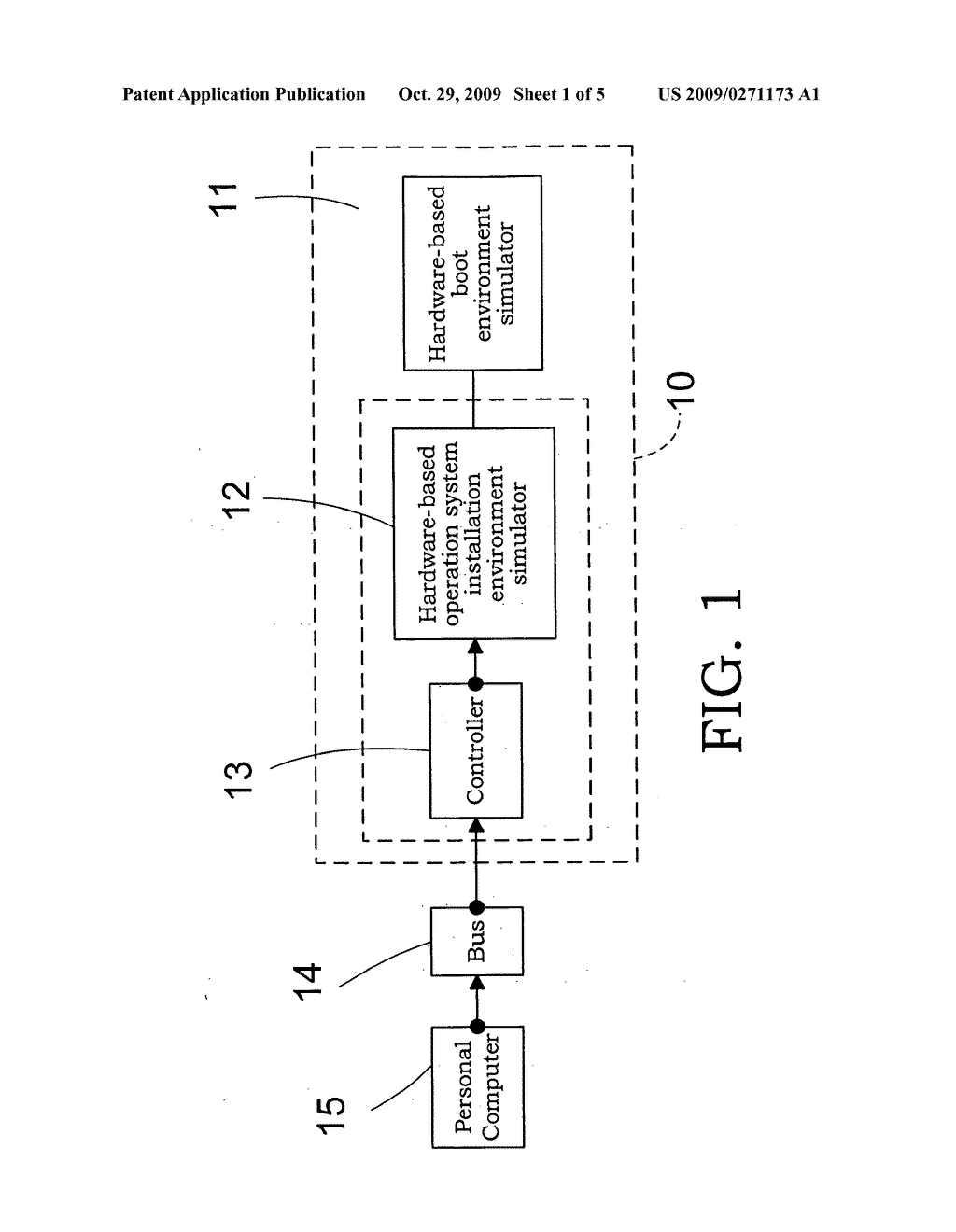 Simulating method for loading different operation systems by means of externally connected simulation and a simulation device thereof - diagram, schematic, and image 02
