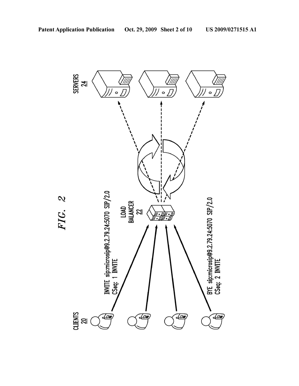 Method and Apparatus for Load Balancing in Network Based Telephony Application - diagram, schematic, and image 03