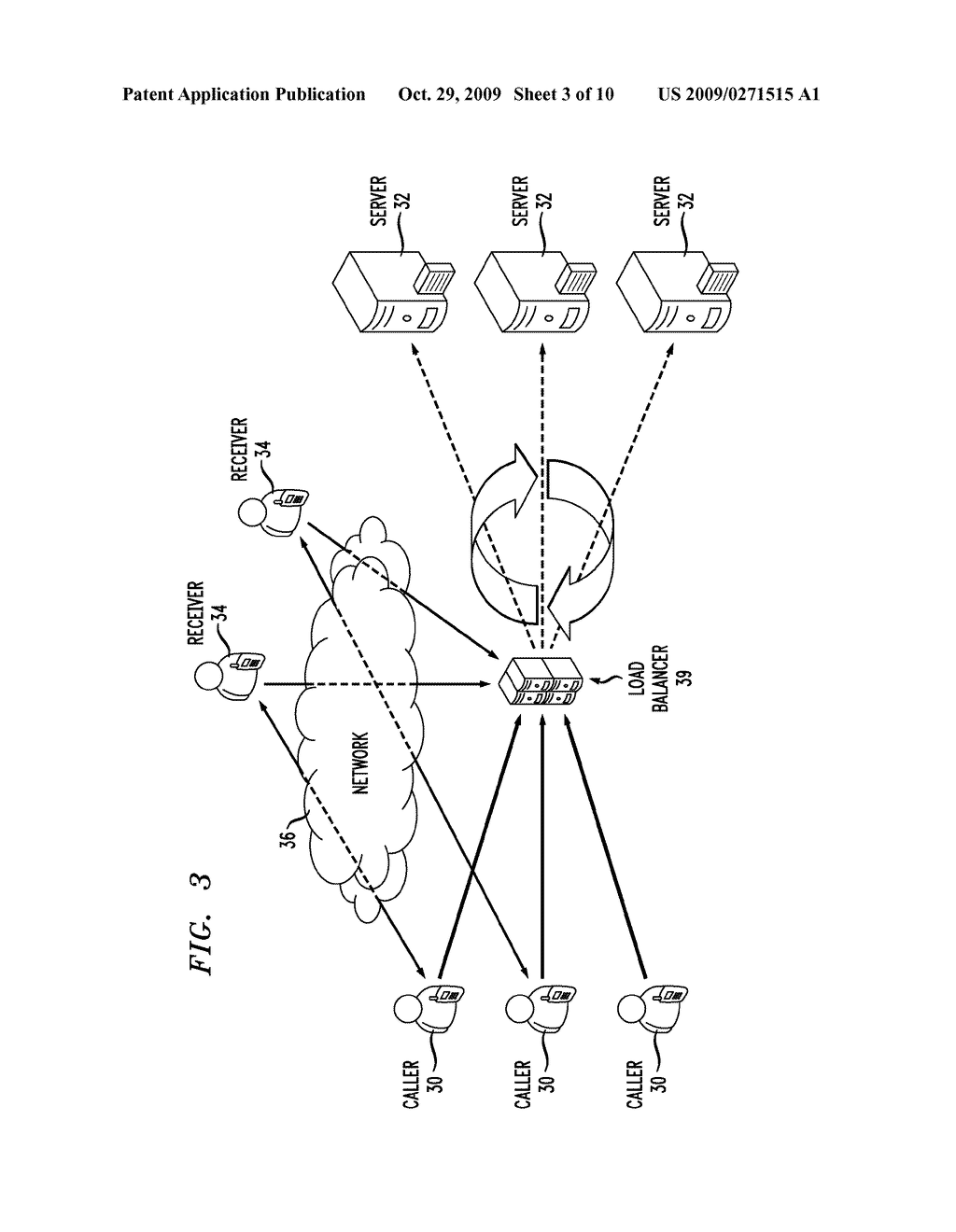 Method and Apparatus for Load Balancing in Network Based Telephony Application - diagram, schematic, and image 04