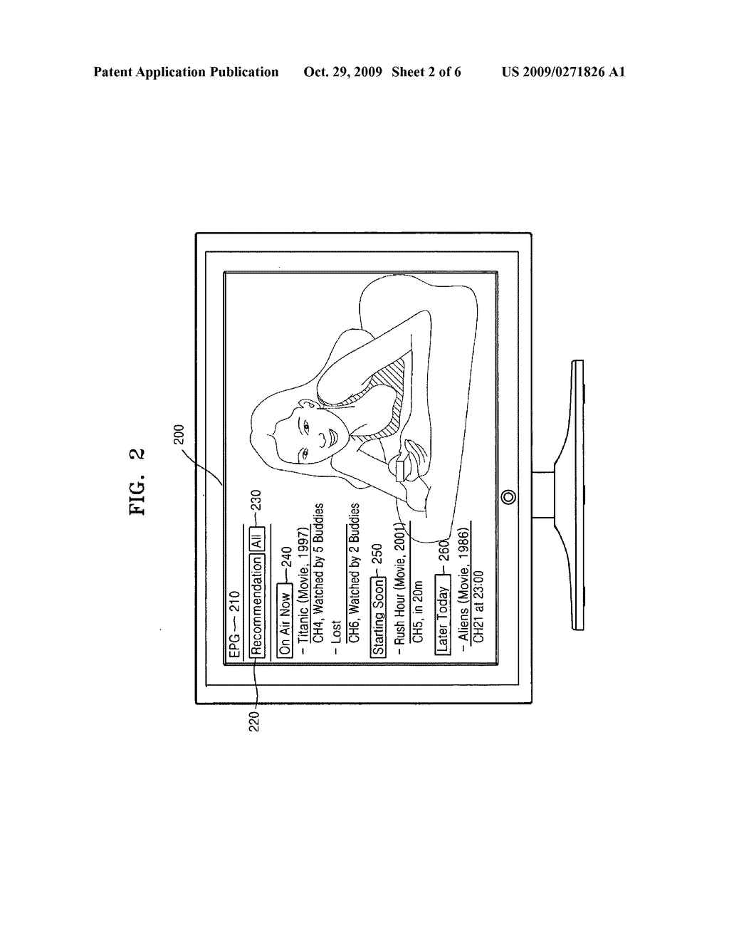 Method of recommending broadcasting contents and recommending apparatus therefor - diagram, schematic, and image 03