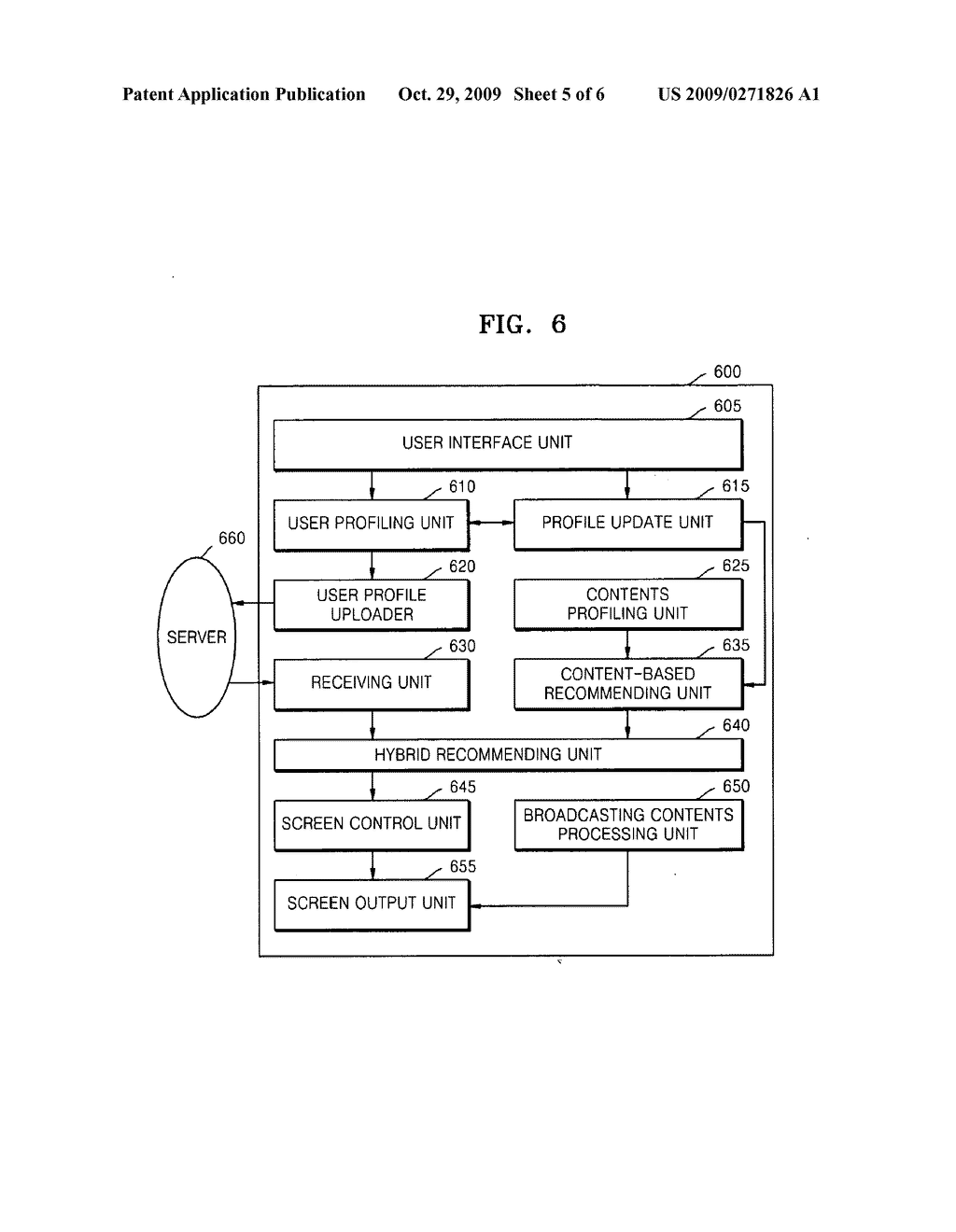 Method of recommending broadcasting contents and recommending apparatus therefor - diagram, schematic, and image 06