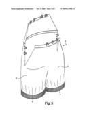 CHAIN MAIL ARTICLE PROVIDED WITH AN ELASTIC TIGHTENING OR TENSIONING BODY diagram and image