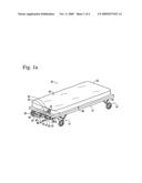 Patient lifter with intra operative controlled temperature air delivery system diagram and image