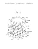 MEMS SWITCH PROVIDED WITH MOVABLE ELECTRODE MEMBER SUPPORTED THROUGH SPRINGS ON SUBSTRATE HAVING BUMP diagram and image