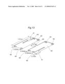 MEMS SWITCH PROVIDED WITH MOVABLE ELECTRODE MEMBER SUPPORTED THROUGH SPRINGS ON SUBSTRATE HAVING BUMP diagram and image