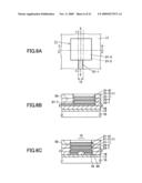 Semiconductor wafer including semiconductor chips divided by scribe line and process-monitor electrode pads formed on scribe line diagram and image