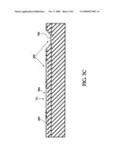 PLANAR PACKAGELESS SEMICONDUCTOR STRUCTURE WITH VIA AND COPLANAR CONTACTS diagram and image