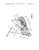 Rear-pedaling standing type bicycle structure diagram and image