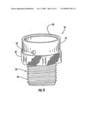 Pipe fitting and associated methods and apparatus diagram and image