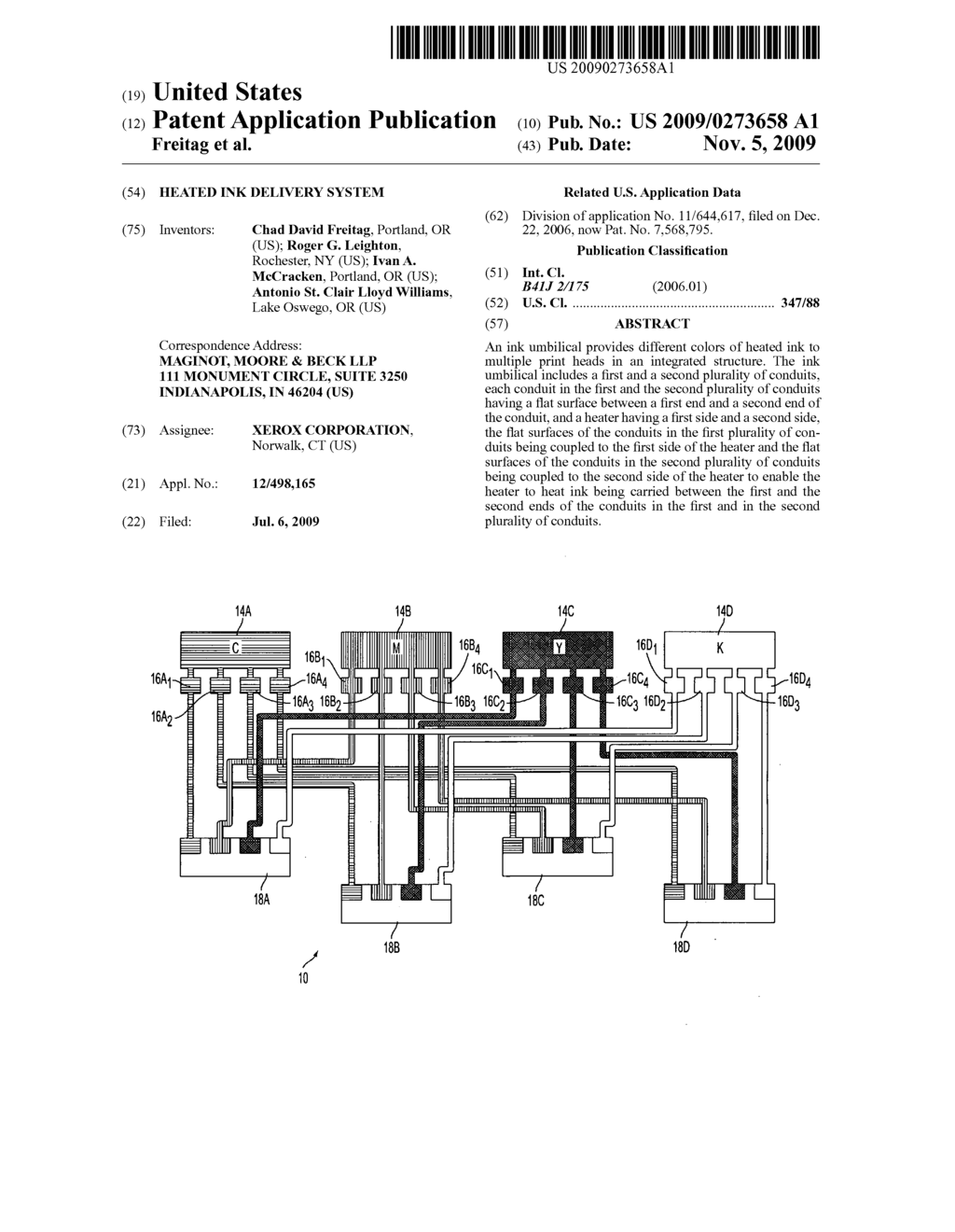 Heated Ink Delivery System - diagram, schematic, and image 01