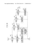 Tree-shaped broadcasting system, packet transmitting method, node device, and computer-readable medium diagram and image