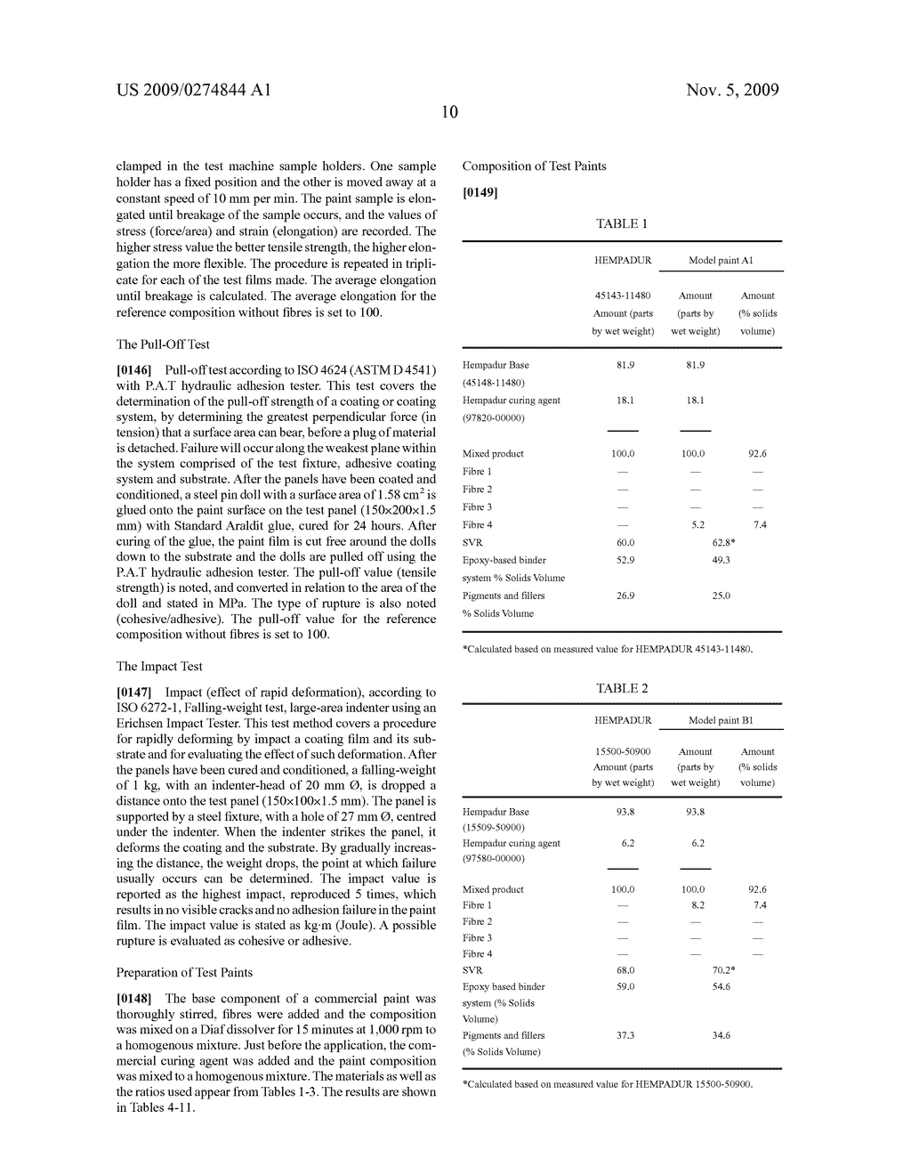 Method for the establishment of a crack resistant epoxy paint coat and paint compositions suitable for said method - diagram, schematic, and image 12