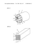 HONEYCOMB STRUCTURE AND METHOD FOR MANUFACTURING THE SAME diagram and image