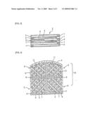 HONEYCOMB STRUCTURE AND METHOD FOR MANUFACTURING THE SAME diagram and image