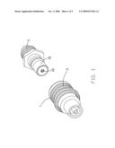 RF connector having sealing member diagram and image