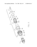 RF connector having sealing member diagram and image