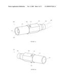 SINGLE POLE CABLE CONNECTOR WITH TAMPER RESISTANT LOCKING MECHANISM diagram and image