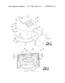 Power Tool Having an Electronically Commutated Motor and Double Insulation diagram and image