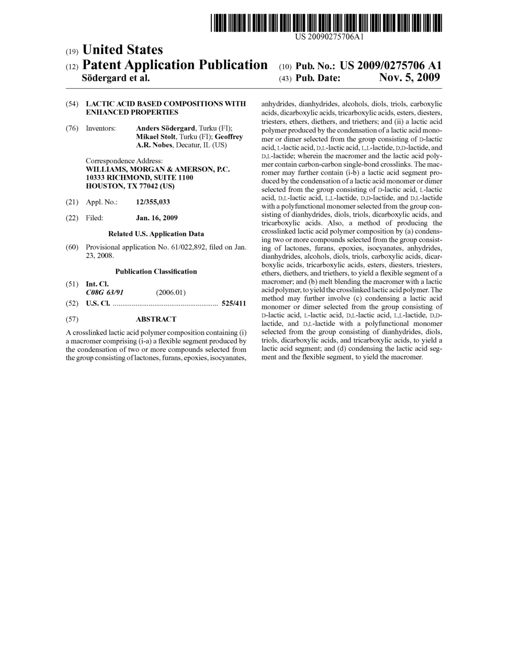 Lactic Acid Based Compositions with Enhanced Properties - diagram, schematic, and image 01