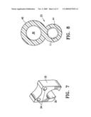 Ablation probe with stabilizing member diagram and image