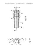 ADJUSTABLE LENGTH TAP AND METHOD FOR DRILLING AND TAPPING A BORE IN BONE diagram and image