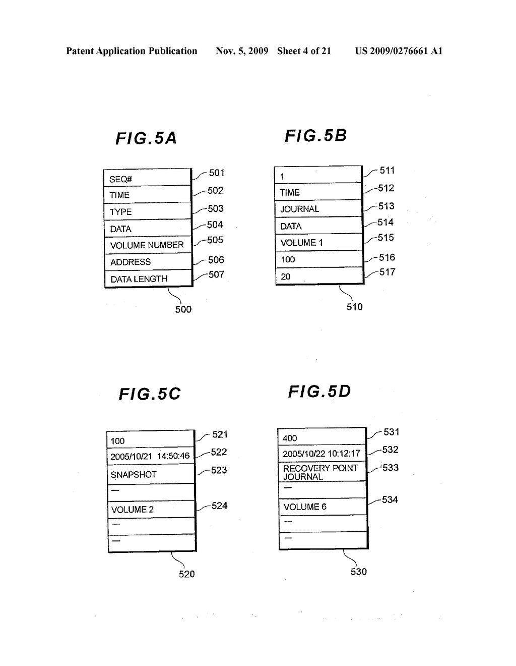STORAGE SYSTEM CREATING A RECOVERY REQUEST POINT ENABLING EXECUTION OF A RECOVERY - diagram, schematic, and image 05