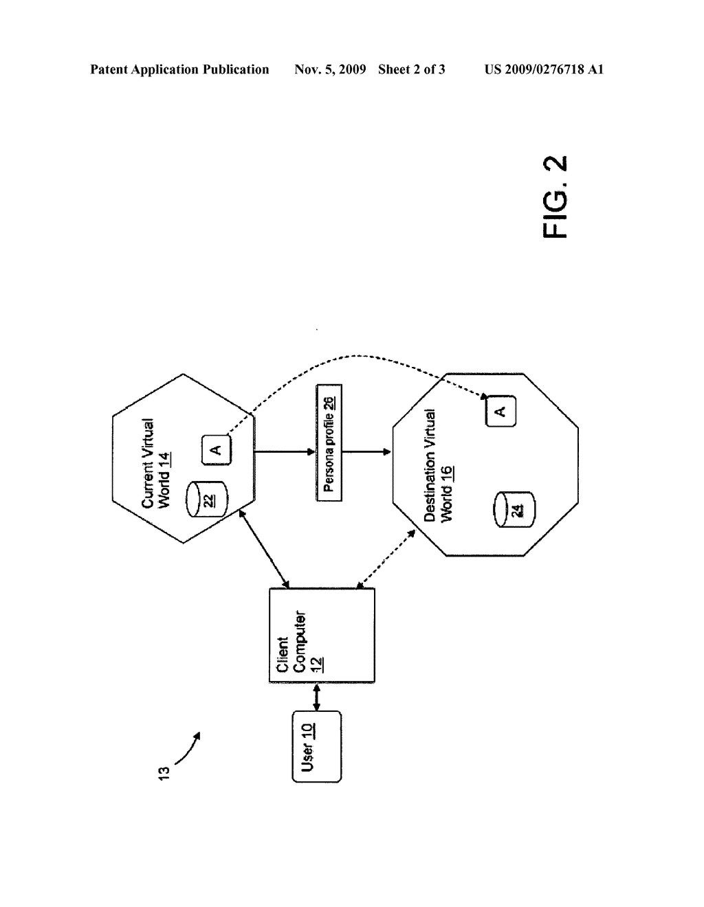 VIRTUAL WORLD TELEPORTATION - diagram, schematic, and image 03