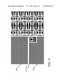 IC CHIP AND DESIGN STRUCTURE INCLUDING STITCHED CIRCUITRY REGION BOUNDARY IDENTIFICATION diagram and image