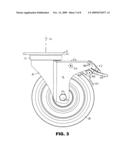 SELECTIVELY LOCKABLE CASTER diagram and image