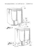 PACKAGING MACHINE WITH PIVOTING MINOR FLAP RETAINER AND ROTATING GLUE GUN ASSEMBLY diagram and image